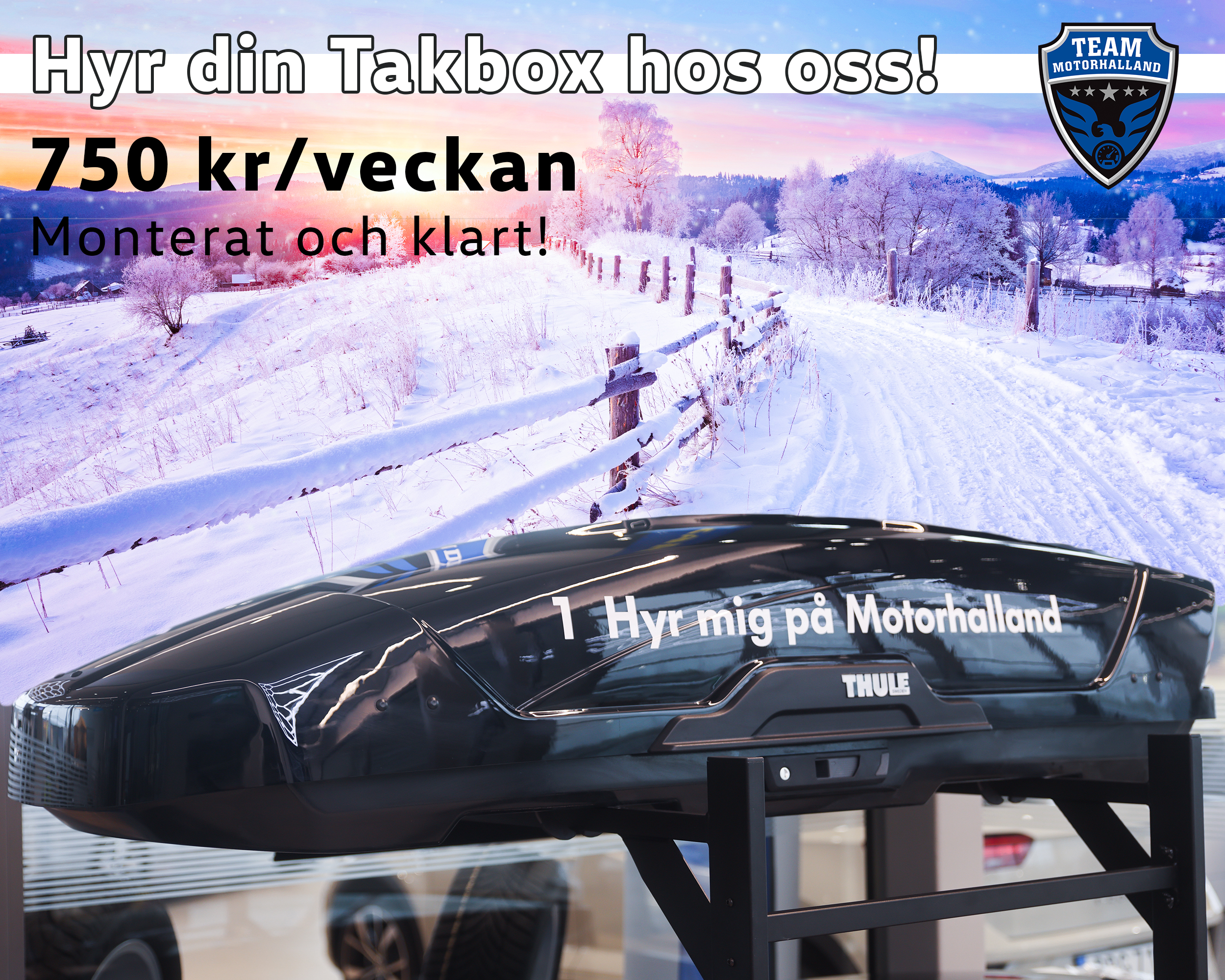 Hyr Din Takbox hos oss